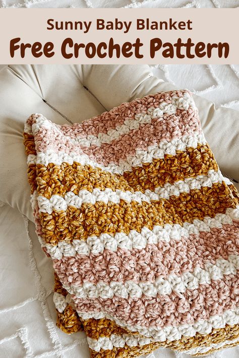 How to crochet a Baby blanket with Velvet yarn – Sunny Blanket - CJ Design Blog Crochet A Baby Blanket, Cj Design, Chunky Crochet Blanket Pattern, Bernat Baby Blanket Yarn, Crochet Baby Blanket Free Pattern, Chunky Crochet Blanket, Velvet Yarn, Easy Crochet Blanket