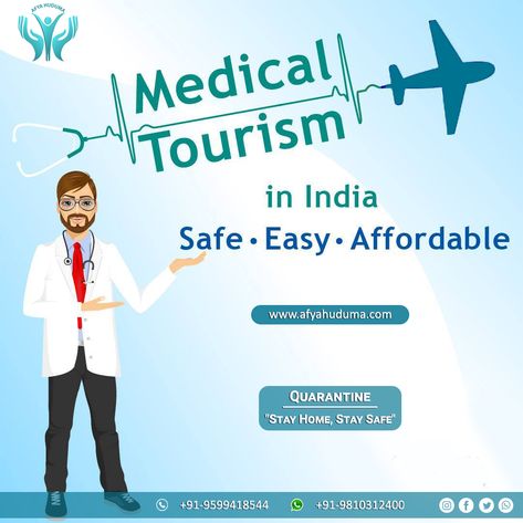 The Indian healthcare facilities and hospitality are highly responsible for making medical tourism of India popular. India is on an international map and a one-stop country for all those that want affordable and quality healthcare facilities. Call:- +91-9599418544 WhatsApp:- +91-9810312400 Email:-  info@afyahuduma.com #afya_huduma #medical_tourism_Hospital_in_india #medical_tourism_in_india #tanzania #medical_tourism_tanzania #free_consultants_for_tanzania #health_services_provider_in_tanzania Medical Tourism Poster, Baby Ads, Tourism Poster, Medical Design, Healthcare Quality, Medical Tourism, Health Articles, Health Services, Tanzania