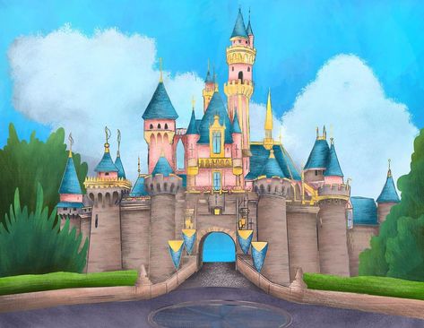 Disneyland Drawing, Mind Maping, Disneyland Art, Disney Illustration, Unity In Diversity, Environment Concept Art, Disney Art, Painting Crafts, Digital Illustration