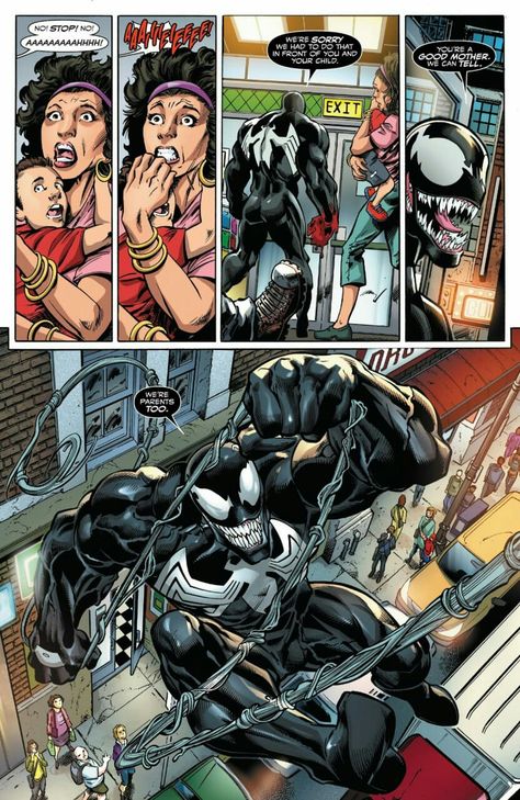 Venom Comic Panel, Venom Comic, Venom Symbiote, Eddie Brock, Mark Bagley, Venom Comics, Marvel Venom, Read Comics Online, Marvel Fan Art