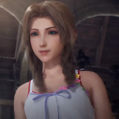 Aerith Crisis Core, Aerith Icon, Crisis Core Reunion, Aerith Gainsborough, Crisis Core, Final Fantasy Vii, Final Fantasy, Hair