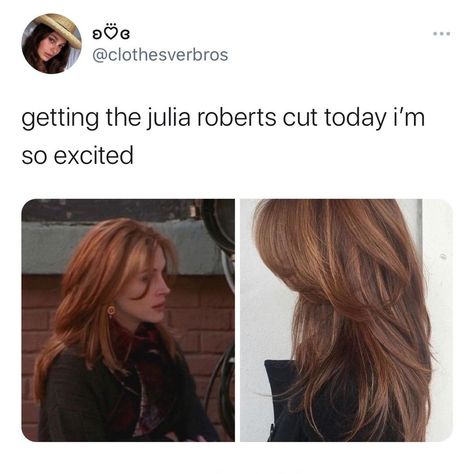 Julia Roberts Haircut, Hair Stylies, Penteado Cabelo Curto, Scene Hair, Julia Roberts, Emma Roberts, Dream Hair, Long Hair Cuts, Aesthetic Hair