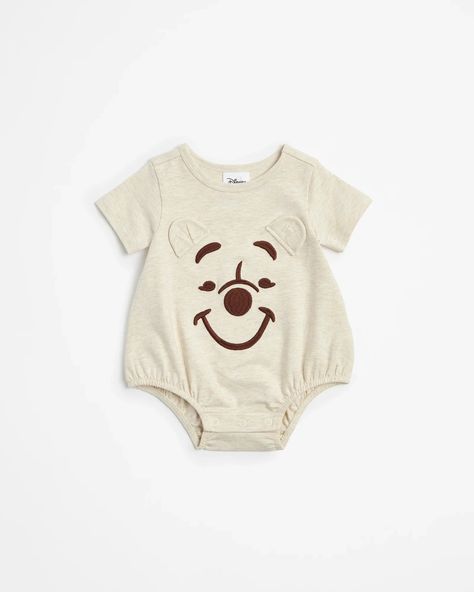 Baby Disney Winnie the Pooh Organic Cotton Bodysuit | Target Australia Baby Disney Outfits, Target Australia, Disney Baby Clothes, Body Suit With Shorts, Cotton Bodysuit, Disney Winnie The Pooh, Baby Disney, Disney Outfits, Press Studs