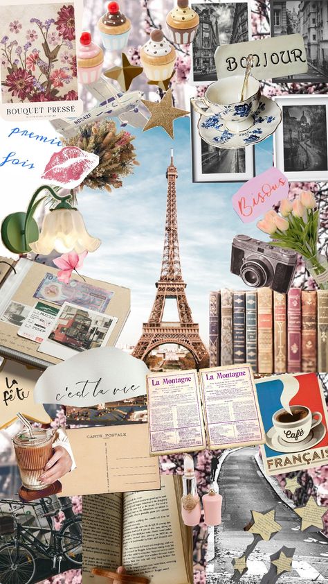 france trip 2024 vision board France Vision Board, Teacher Vision Board, Board Collage, Vision Board Collage, France Trip, Vision Board Images, 2024 Vision Board, Paris Images, French Teacher