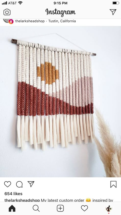 Macrame Wall Hanging Ideas, Pola Macrame, Tutorial Macramé, Macrame Inspiration, Makramee Diy, Macrame Tapestry, Macrame Wall Hanging Patterns, Macrame Wall Hanging Diy, Macrame Wall Hangings