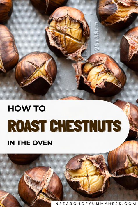 A baking tray with roasted chesnuts waiting to be peeled. Roast Chestnuts In Oven, Roasting Chestnuts In Oven, How To Roast Chestnuts In The Oven, Roasted Chestnuts Oven, Hot Coals, Roasted Parsnips, Festive Appetizers, How To Roast, Roasted Chestnuts