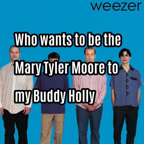 Weezer Concert Outfit, Weezer Tattoo, Weezer Concert, Weezer Blue, Plank Of Wood, Brian Bell, James Marriott, I Know The Truth, Rivers Cuomo