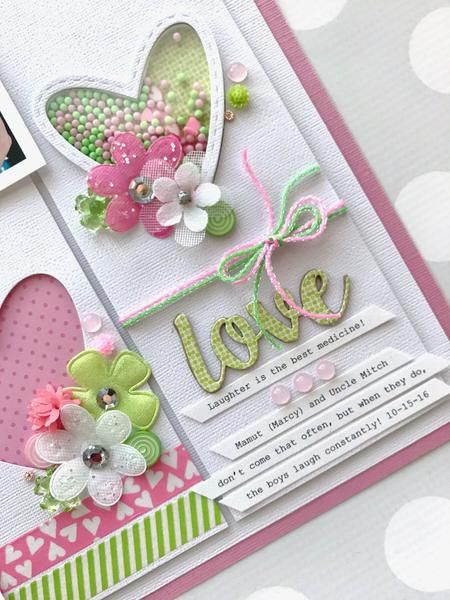 Good Morning!Mary-Ann Maldonado here with a love themed project to help inspire you to get crafting for your favorite Valentine!  Our Heart Throb Kit is the perfect tool, to help you document and make cards for those you love.  I cut ... Shaker Boxes, Heart Throb, Creative Scrapbook, Birthday Scrapbook, Birthday Candy, Shaker Cards, Scrapbooking Embellishments, Scrapbook Embellishments, Scrapbook Ideas