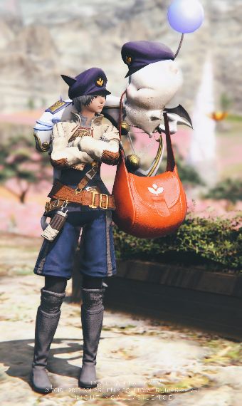 Fantasy Postman, Postman Character Design, Postman Outfit, Ffxiv Glamour, Design Sheet, Final Fantasy Collection, Fairies Dancing, Flower Dance, Eorzea Collection