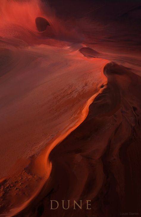 ArtStation - Arrakis ... Dune ... home of the spice, Lucas Staniec Arrakis Aesthetic, Dune Book Aesthetic, Fremen Dune, Arrakis Dune, Dune Quotes, Dune Aesthetic, Dune Poster, Floating Cities, Dune Film