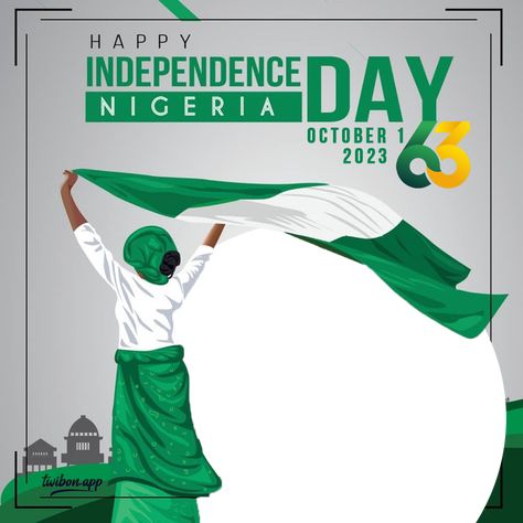 Nigeria Background, Photo Frame Background, Happy Independence Day Nigeria, Nigeria Independence Day, Independence Day 2023, Nigeria Independence, Flag Png, Theme Background, Background Hd