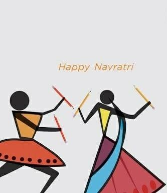 Navratri Class Decoration, Navratri Nail Art Ideas, Navaratri Activities For Kids, Navtri Drawing, Navratri Painting Ideas Easy, Navratri Art Painting, Navratri Drawing Easy, Navratri Art And Craft, Navratri Festival Drawing