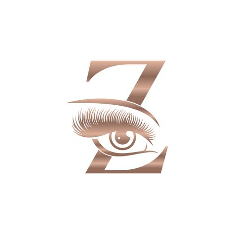 Z Logo Design Ideas, Proposal Pictures, Eyelash Logo, Makeup Logo, Cosmetic Logo, Lashes Logo, Proposal Photos, Letter Z, Beauty Eyes