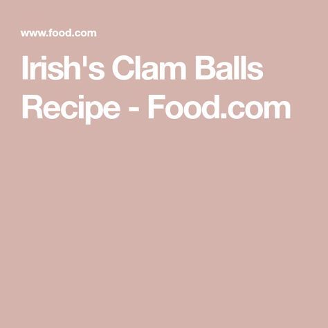 Clam Balls Recipe, Pepperidge Farm Stuffing, Stuffing Mix, Pepperidge Farm, Great Appetizers, Balls Recipe, Marjoram, Worcestershire Sauce, Food App