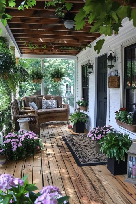 Dreamy Patio, Patio Retreat, Summer Front Porch Decor, Summer Porch Decor, Porch Life, Porch Sitting, Easy Diys, Summer Front Porches, Country Porch