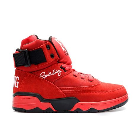 33 HI Red Suede/White/Black OG Ewing Shoes, Westminster Colorado, Ewing Athletics, Red Backpack, Crystal White, Shoe Company, Backpack Travel Bag, White Accents, Red Suede