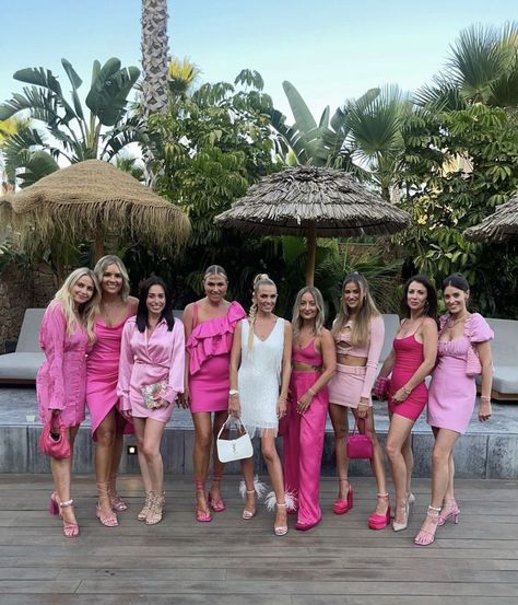 Celeb Style Inspiration, Outfit Ideas Home, Bachelorette Party Outfit Themes, Barbie Movie Aesthetic, Barbie Barbie Movie, Nashville Bachelorette Party Outfit, Bachelorette Outfit Themes, Ken Outfits, Hens Party Themes