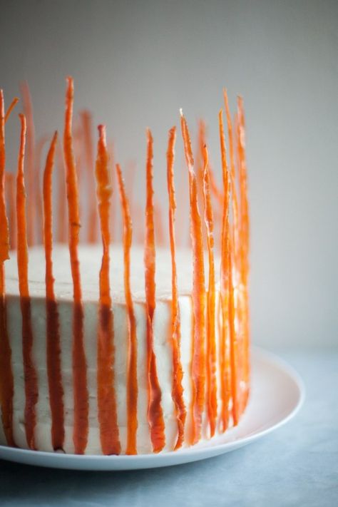 Ultimate Carrot Cake with Candied Carrot Peels | ZoëBakes | eat dessert first Ultimate Carrot Cake, Zoe Bakes, Carrot Cake Decoration, Perfect Apple Pie, Candied Carrots, Homemade Carrot Cake, Carrot Cake Recipe, Carrot Recipes, Eat Dessert First