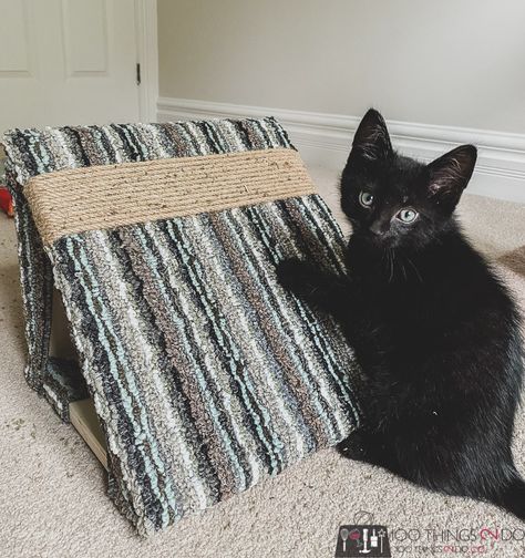 Diy Cat Scratching Post, Diy Cat Scratcher, Cat Scratch Post, Tree Rug, Cat Paradise, Diy Birdhouse, Homemade Cat Toys, Wood Trees, Diy Cat Toys