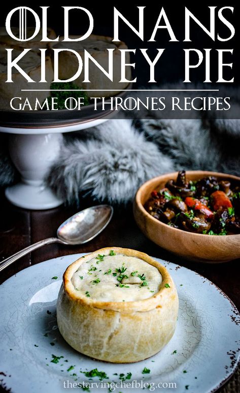 Jon And Sansa, Game Of Thrones Food, Cookies Pudding, Kidney Pie, Muffin Cookies, Pie Game, Cottagecore Recipes, Cake Brownie, Medieval Recipes