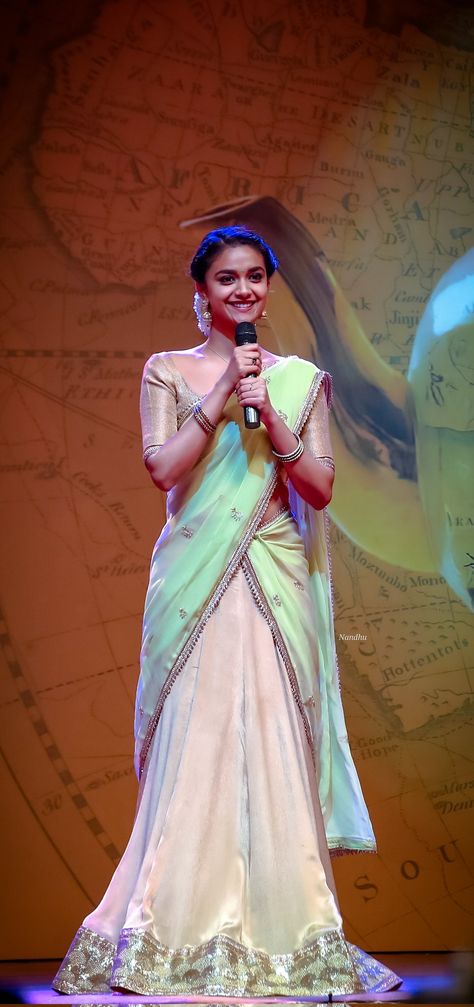 Keerthy Suresh In Miss India, Keerthi Suresh Outfits, Mahanati Keerthi Suresh Pics, Keerthi Suresh Saree, Keerthy Suresh Saree, Kriti Suresh, Retro Theme Dress, Kreethy Suresh, Kirti Suresh