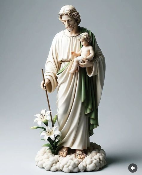 Mary Pictures, Sao Jose, Jesus And Mary Pictures, Saint Joseph, Christmas Inspo, Jesus Pictures, St Joseph, Sacramento, San Jose