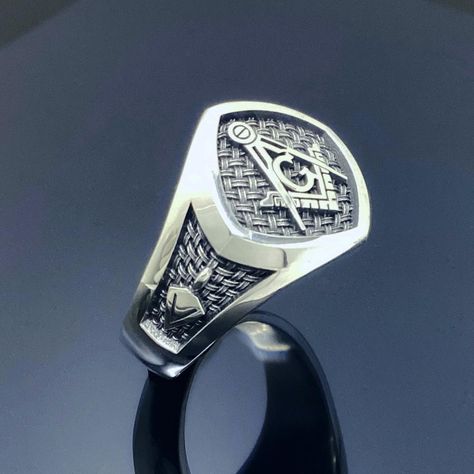 Our new design is officially on the market! A perfect holiday gift for the mason in your life #freemason #masonicjewelry #masonicring #masoniclife #sterlingsilver #usamade #prolinedesigns https://prolinedesigns.com/full-product-line/masonic-ring/blue-lodge/masonic-blue-lodge-ring-in-sterling-silver-style-a101-b/ Masonic Rings Jewelry For Men, Masonic Rings Jewelry, Masonic Jewelry, Masonic Ring, Jewelry For Men, Ring Blue, Silver Style, Rings Jewelry, Blue Rings