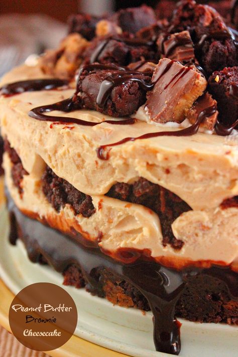 Cheesecake Cookie, Peanut Butter Brownie, Brownie Cheesecake, Peanut Butter Cheesecake, Dessert Dips, Peanut Butter Brownies, Cheesecake Brownies, No Sugar Foods, Food Blogs