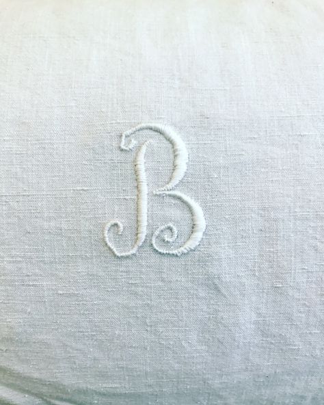 Letter B - Monogram B Letter Embroidery, Letter B Embroidery, B Embroidery Letter, B Monogram, Sugar Cookie Designs, Monogram Logo Design, Embroidery Letters, Embroidery Monogram, Embroidered Monogram