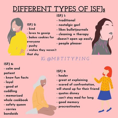 Infj Vs Isfj Personality, Isfj Things, Isfj Aesthetic, Mbti Charts, Isfj Personality, Introvert Personality, Enneagram 9, Concert Hairstyles, Mbti Types