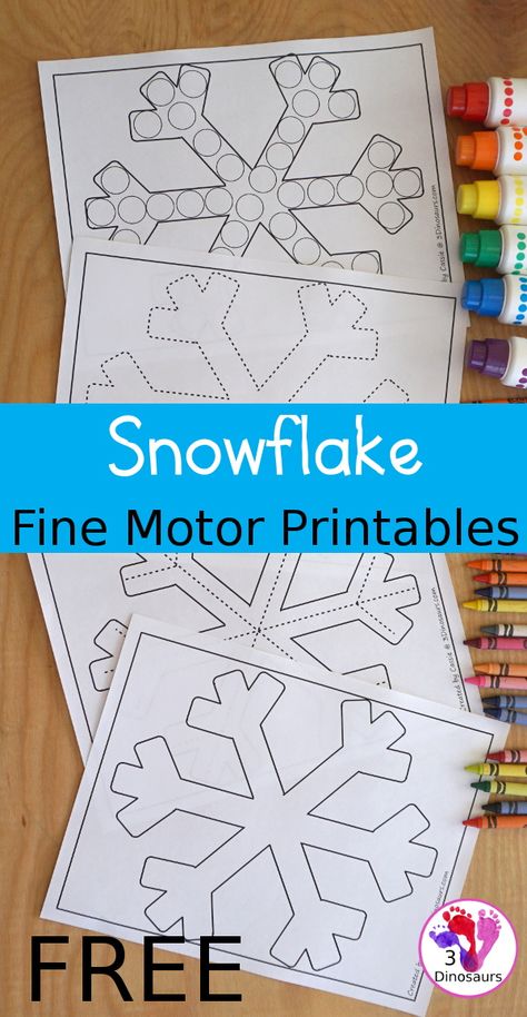 Winter Week Preschool, January Craft For Kindergarten, Snow And Ice Theme Preschool Winter Craft, Winter Pattern Activities For Preschool, Snowflake Loose Parts, Ten Sparkly Snowflakes Activities, Snowflake Math Kindergarten, Snow Fine Motor Activities For Toddlers, January Craft Preschool