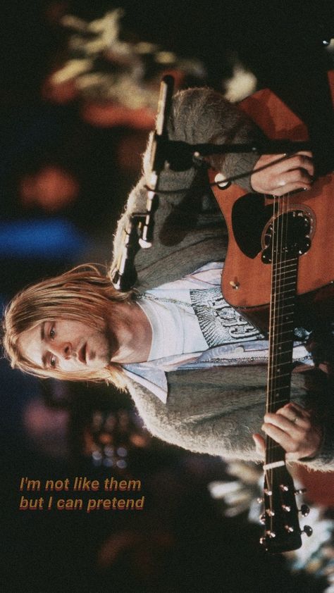 Nirvana Lyrics Wallpaper, Kurt Cobain Wallpaper Iphone, Kurt Cobain Lockscreen, Nirvana Lockscreen, Classic Rock Aesthetic, Kurt Cobain Grunge, Nirvana Wallpaper, Nirvana Lyrics, Kurt Cobain Photos