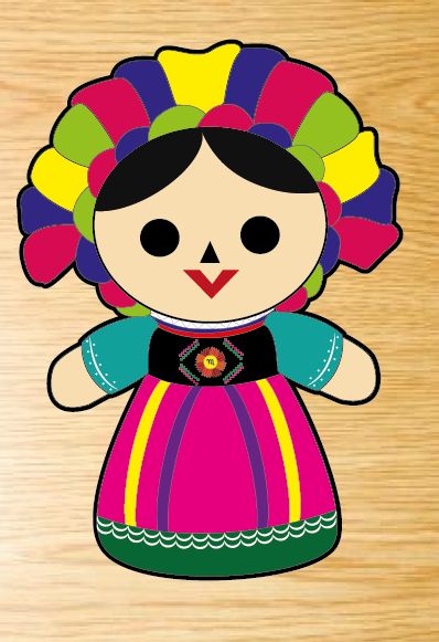 Garland Diy Fabric, Mexican Paintings Ideas, 7th Birthday Party For Boys, Mexican Artwork, Mexican Paintings, Mexican Doll, Pottery Painting Designs, Cute Good Morning Quotes, Punch Needle Patterns