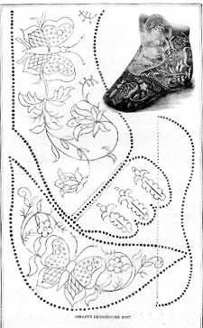 Boot Pattern, Fashion Library, Library Vintage, Shoe Patterns, Baby Dress Embroidery, Doll Shoe Patterns, Edwardian Dress, Vintage Dress Patterns, Embroidery Patterns Vintage