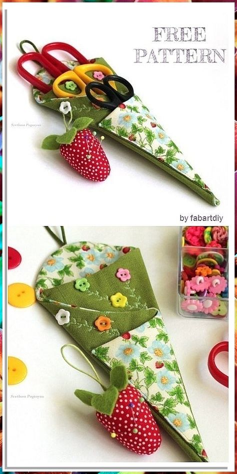 Looking for sewing project ideas? Check out our curated list of stylish and creative sewing projects! Scissor Case Pattern, Sewing Project Ideas, Sewing Case, Scissor Case, Sewing To Sell, Free Sewing Pattern, Quilted Gifts, Beginner Sewing Projects Easy, Small Sewing Projects