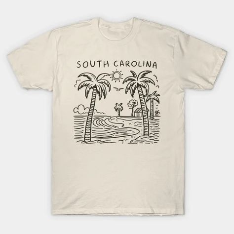 South Carolina Beach Summer Vacation - Summertime - T-Shirt | TeePublic South Carolina Beach, South Carolina Beaches, Carolina Beach, Beach Summer, Summer Vacation, South Carolina, Summer Beach, T Shirt