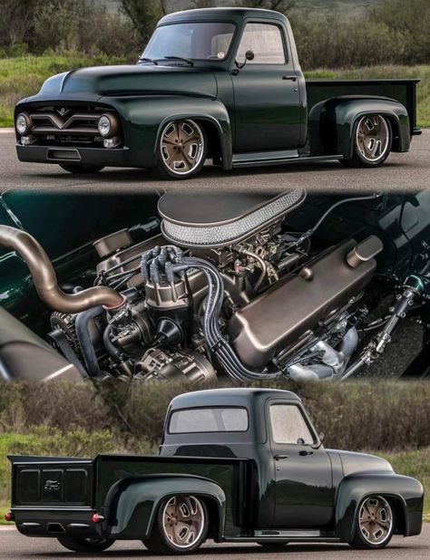 1953 Ford F100, Car Studio, 1956 Ford F100, Classic Ford Trucks, Chevy Muscle Cars, Ford F100, Ford Pickup Trucks, Ford Racing, Ford Pickup