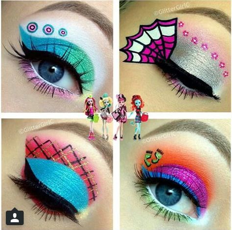 Pokemon Makeup, Makeup Is Art, Monster High Makeup, Crazy Eye Makeup, Anime Cosplay Makeup, Crazy Eyes, Oslo Norway, Cosplay Tips, Eye Makeup Art