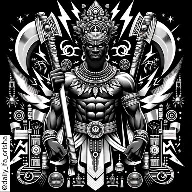 Yoruba Tattoo, African Shirts Designs, Orisha Art, Witchcraft Meaning, Shango Orisha, Yoruba Deities, Magick Crafts, Orishas Yoruba, Joker Tattoo