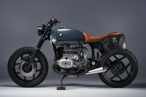 A Custom BMW R80 Scrambler From Monnom Customs Bmw R80 Scrambler, Bmw Motorbikes, Bmw R80, Bmw Scrambler, Custom Bmw, Japanese Motorcycle, Bike Exif, Pinstriping, Vintage Motorcycles