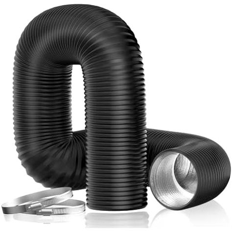 Amazon.com: Flexible PVC Laminated Aluminum Dryer Duct - 10 Feet : Appliances Dryer Vent Hose, Flexible Duct, Exhaust Vent, Electric Gate Opener, Dryer Vent, Ventilation Fan, Bathroom Smells, Grow Tent, Air Duct