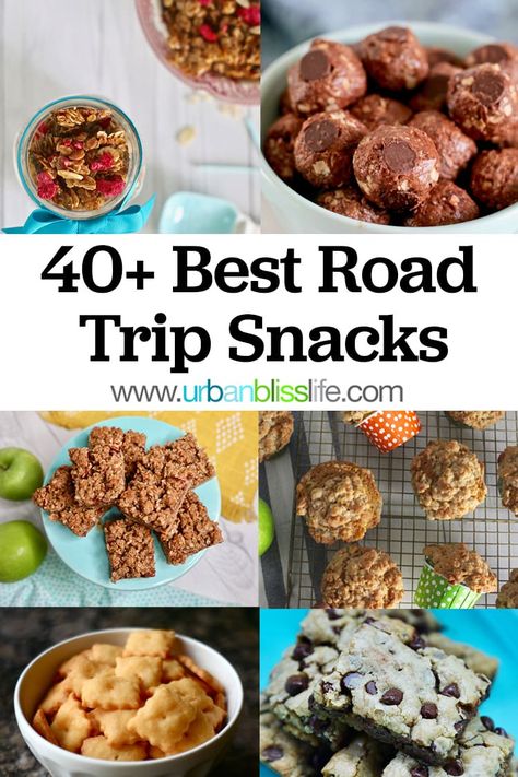 Best Road Trip Snacks, Healthy Road Trip Snacks, Road Snacks, Summer Desserts Easy Healthy, Healthy Snack Recipes, Healthy Travel Snacks, Desserts Summer, Planning A Road Trip, Trip Snacks