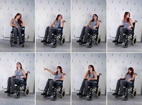 Character Photography, Chair Pose, Wheel Chair, Human Reference, Pose References, Body Reference Poses, Cute Couple Poses, Figure Poses, Figure Drawing Reference