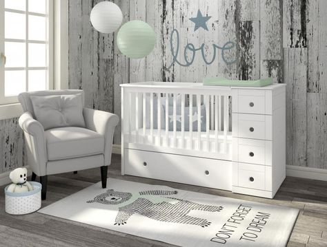 #3in1Cot is one of our best selling #cot #beds. It is designed for limited nursery spaces. Quality and beautiful baby cot with loads of storage. see more at http://funique.co.uk Cot Bed With Storage, Uk Nursery Ideas, Baby Cots Design, Baby Cot Ideas, Baby Bed Design, Cot Ideas, Cot With Storage, Cot Design, Baby Crib Designs