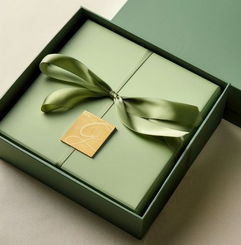 Green gift box mockup, editable design | premium image by rawpixel.com / Boom Luxury Box Design Packaging Ideas, Green Box Packaging, Luxury Gift Box Design, Gift Box Photography, Box Photoshoot, Gift Bag Packaging, Brand Theme, Luxury Box Design, Website Moodboard