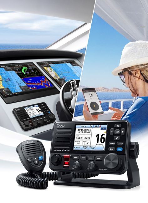 Icom to Launch New Innovative Marine VHF Radios at the Southampton Boatshow 2021: https://icomuk.co.uk/Icom-to-Launch-New-Innovative-Marine-VHF-Radios-at-the-Southampton-Boatshow-2021/2/2740/ #icom #boating #sailing Back In 1974, App Ios, Below Deck, Amateur Radio, Radio Communication, Office Phone, Fire Department, Southampton, Landline Phone