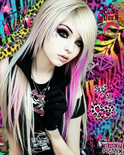 Scene Queen Makeup, Scene Queen, Emo Scene Hair, Scene Core, Scene Queens, Scene Outfits, Queen Makeup, Scene Girls, Scene Fashion