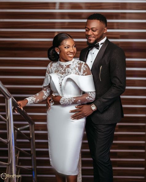 Simple Registry Wedding Dress, Registry Dress Nigeria, Civil Wedding Dresses Nigeria, Court Wedding Dress Civil African, Court Wedding Outfit The Bride Nigeria, Court Wedding Dress In Nigeria, Corporate Gowns, African Lace Styles, Court Wedding