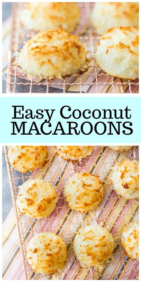 Macaroon Cookies Recipe, Coconut Macaroon Cookies, Coconut Macaroons Easy, Coconut Macaroons Recipe, Macaroon Cookies, The Slow Roasted Italian, Peach Puree, Macaroon Recipes, Coconut Macaroons