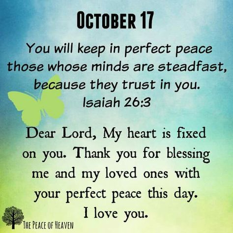 10/17/2016 October Images, Bible Verse Isaiah, October Daily, Days Quotes, Prayer For Love, Daily Blessings, Good Morning Prayer, Inspirational Verses, Prayer For Today